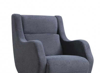 Grau Sessel Modern Sitz Wohnzimmer Polstermöbel Textil Möbel Design 